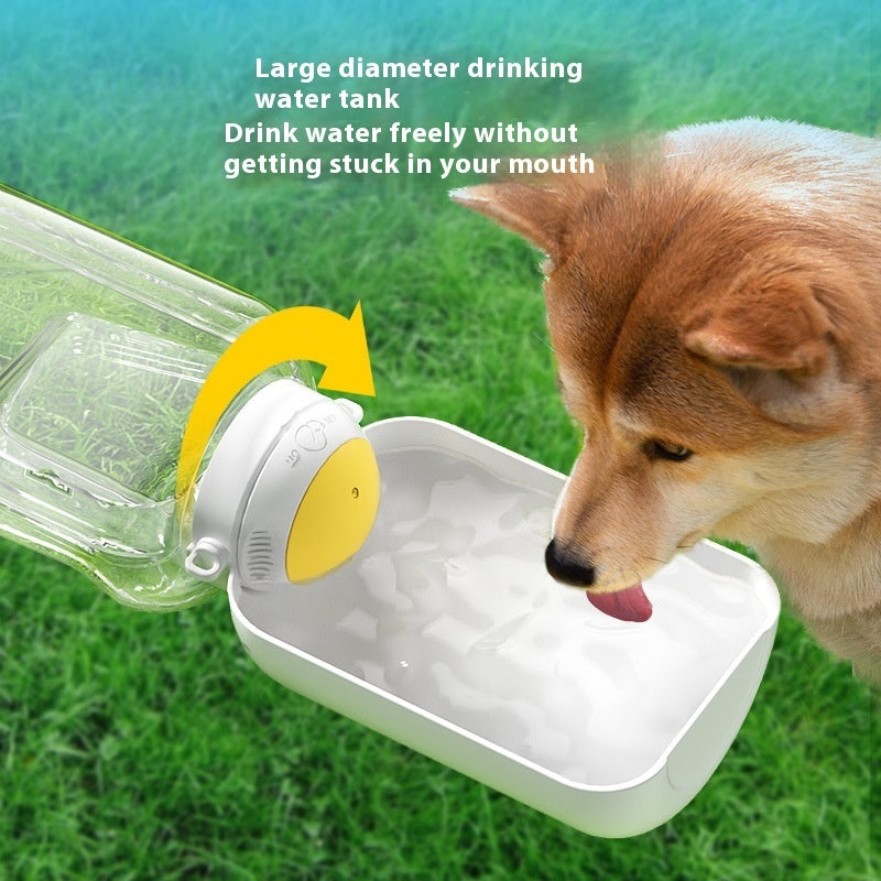 2-in-1 Trinkflasche für Hunde & Katzen – Wasser & Futter to Go
