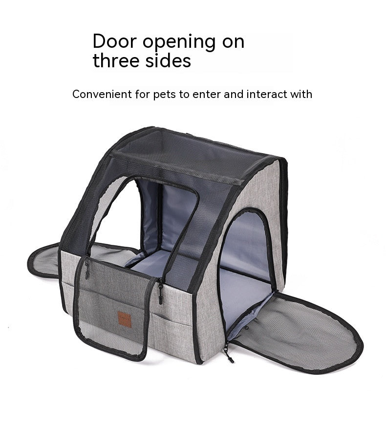 Faltbare Auto-Hundebox – Tragbar & Atmungsaktiv