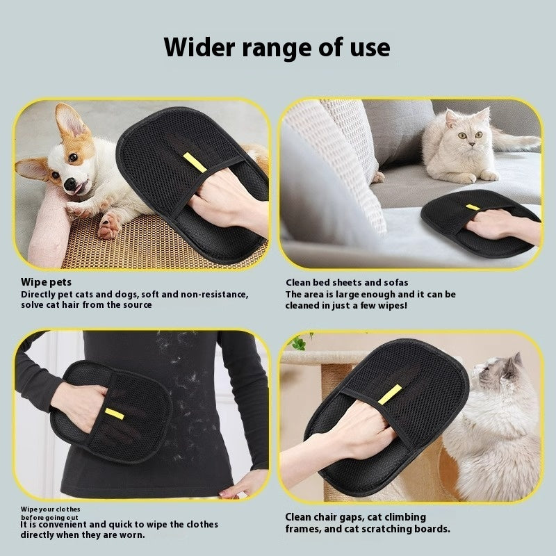 Tierhaar Handschuh – Doppelseitig, Sanft & Robust