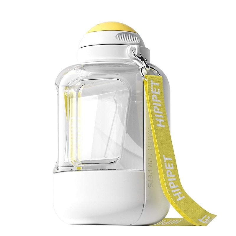 2-in-1 Trinkflasche für Hunde & Katzen – Wasser & Futter to Go