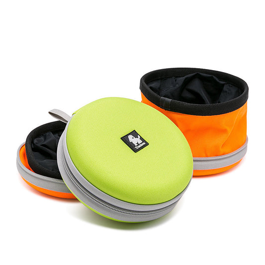 Reise-Futternapf für Hunde – Faltbar, 2-in-1 & Spielbar als Frisbee
