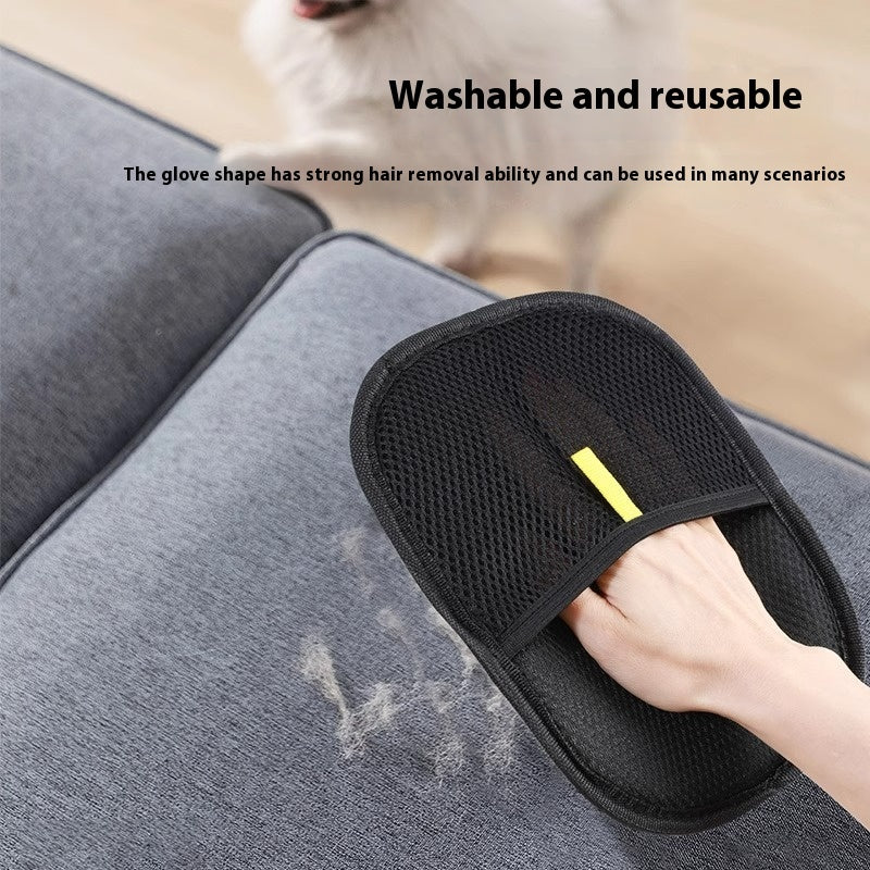 Tierhaar Handschuh – Doppelseitig, Sanft & Robust